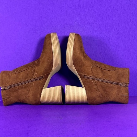 BP. Women's Brown Keyla Platform Bootie Shoe Size 8-NEW - Picture 5 of 7